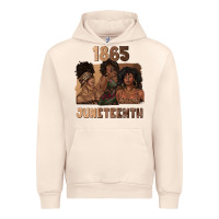 Sandshell 1865 juneteenth melanin with afro Urban Hoodie - texasbilliewilder