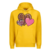 Lemon valentine's day hearts Premium Hoodie - RanaPortraitStore