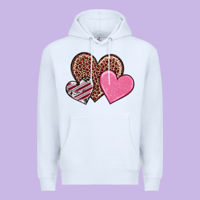 Valentine's Day Hearts Premium Hoodie Designed By Ranaportraitstore