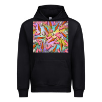 Black Easter bunny carrot and quail egg Urban Hoodie - RanaPortraitStore