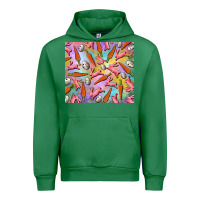 Emerald Easter bunny carrot and quail egg Urban Hoodie - RanaPortraitStore