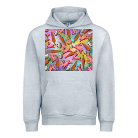 Heather Grey Easter bunny carrot and quail egg Urban Hoodie - RanaPortraitStore