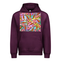 Mauve Wine Easter bunny carrot and quail egg Urban Hoodie - RanaPortraitStore