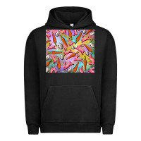 Pigment Black Easter bunny carrot and quail egg Urban Hoodie - RanaPortraitStore