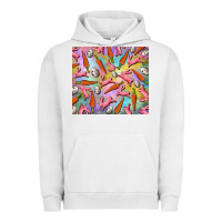 Pigment Lunar Rock Easter bunny carrot and quail egg Urban Hoodie - RanaPortraitStore