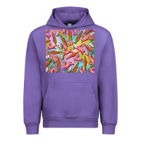 Tulip Easter bunny carrot and quail egg Urban Hoodie - RanaPortraitStore