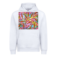 White Easter bunny carrot and quail egg Urban Hoodie - RanaPortraitStore