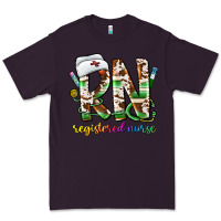 Plum rn registered nurse Premium Tee - CowhideDigitalArt