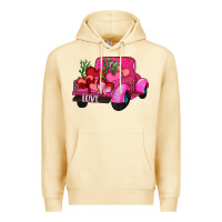 Pina Colada valentine's day heart cactus truck Premium Hoodie - RanaPortraitStore