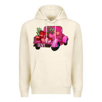 Tofu valentine's day heart cactus truck Premium Hoodie - RanaPortraitStore