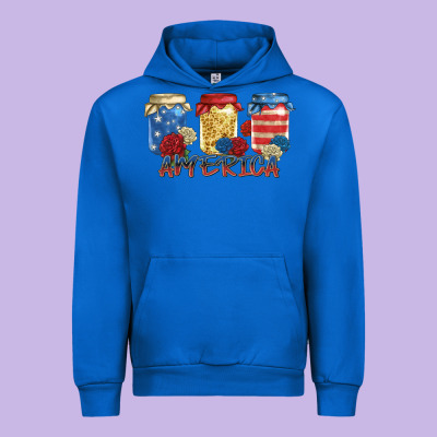 America Mason Jar Urban Hoodie Designed By Zillion Design Studio