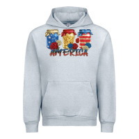 Heather Grey america mason jar Urban Hoodie - Zillion Design Studio
