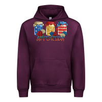 Mauve Wine america mason jar Urban Hoodie - Zillion Design Studio