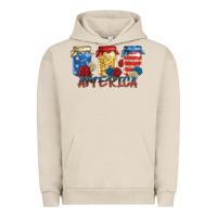 Pigment French Oak america mason jar Urban Hoodie - Zillion Design Studio
