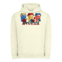 Pigment Pistachio america mason jar Urban Hoodie - Zillion Design Studio