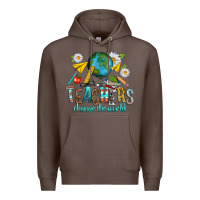 Coffee teachers change the world Premium Hoodie - texasbilliewilder