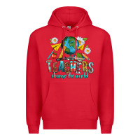 Red teachers change the world Premium Hoodie - texasbilliewilder