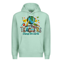 Seafoam teachers change the world Premium Hoodie - texasbilliewilder