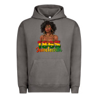 Pigment Tornado 1865 juneteenth with afro black woman Urban Hoodie - texasbilliewilder