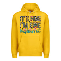 Lemon it s fine i m fine everything s fine Premium Hoodie - Zillion Design Studio