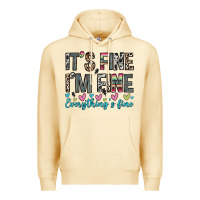 Pina Colada it s fine i m fine everything s fine Premium Hoodie - Zillion Design Studio