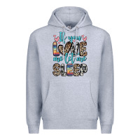 Heather Grey if you love me let me sleep Premium Hoodie - Zillion Design Studio