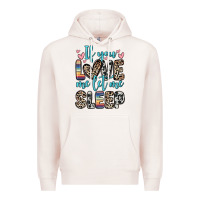 Pale Pink if you love me let me sleep Premium Hoodie - Zillion Design Studio