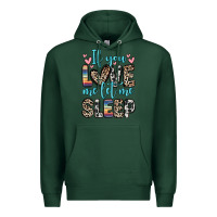 Sports Green if you love me let me sleep Premium Hoodie - Zillion Design Studio