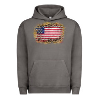 Pigment Tornado america leopard glitter flag Urban Hoodie - Zillion Design Studio