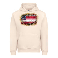 Sandshell america leopard glitter flag Urban Hoodie - Zillion Design Studio