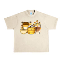 Sandshell Bee Honey Coffee Cups Urban Heavy Tee - Artiststas