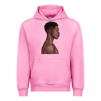 Fuchsia Pink afro black man Urban Hoodie - texasbilliewilder
