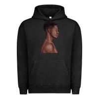 Pigment Black afro black man Urban Hoodie - texasbilliewilder