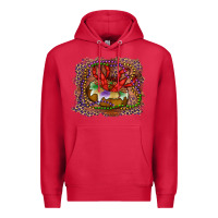 Cardinal Mardi gras king cake crawfish Premium Hoodie - RanaPortraitStore