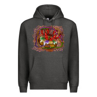 Charcoal Heather Mardi gras king cake crawfish Premium Hoodie - RanaPortraitStore