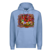 Colony Blue Mardi gras king cake crawfish Premium Hoodie - RanaPortraitStore