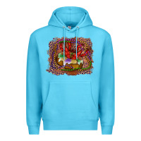 Ocean Blue Mardi gras king cake crawfish Premium Hoodie - RanaPortraitStore