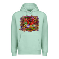 Seafoam Mardi gras king cake crawfish Premium Hoodie - RanaPortraitStore