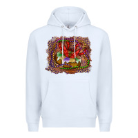 White Mardi gras king cake crawfish Premium Hoodie - RanaPortraitStore