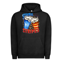 Pigment Black stars and stripes beer Urban Hoodie - Zillion Design Studio