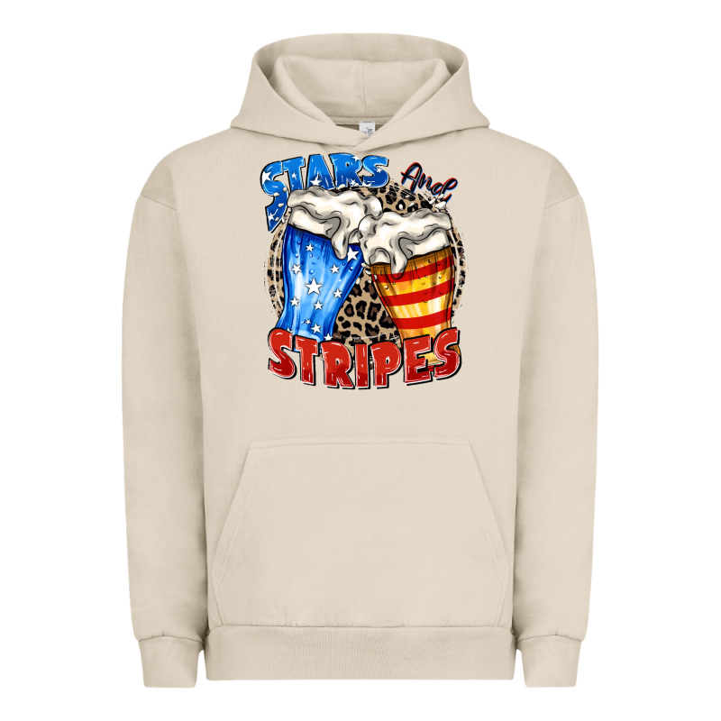 Stars And Stripes Beer Urban Hoodie by Zillion Design Studio | Teevron