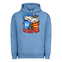 Pigment Pebble Blue stars and stripes beer Urban Hoodie - Zillion Design Studio