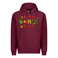 Burgundy teachers gonna teach Premium Hoodie - texasbilliewilder