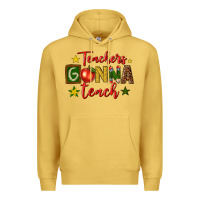 Antique Gold teachers gonna teach Premium Hoodie - texasbilliewilder