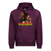 Mauve Wine afro black love matters Urban Hoodie - texasbilliewilder
