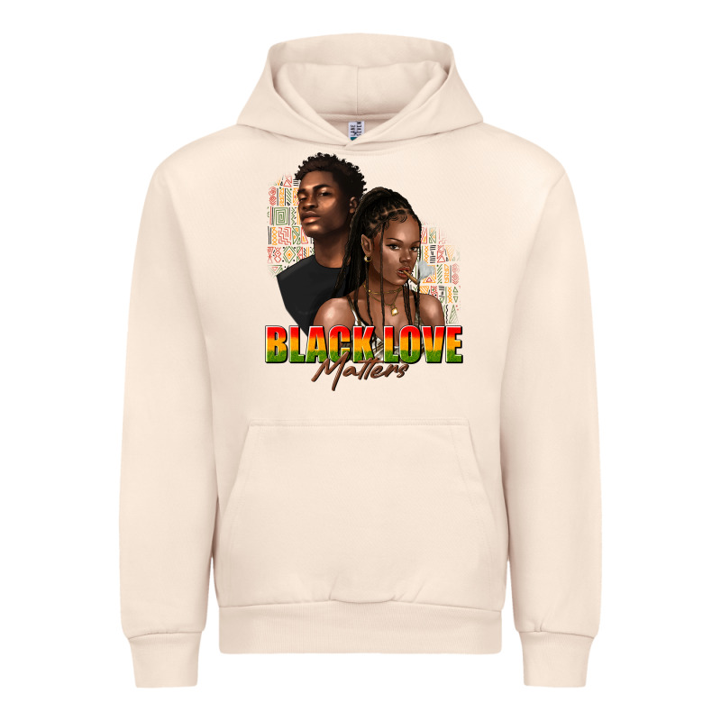 Afro Black Love Matters Urban Hoodie by texasbilliewilder | Teevron