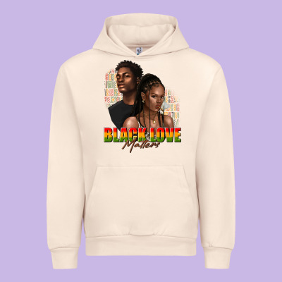 Urban Hoodie afro black love matters