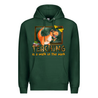 Sports Green teaching is a walk in the park Premium Hoodie - texasbilliewilder