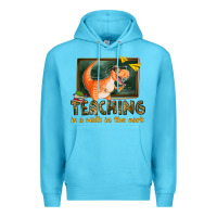Ocean Blue teaching is a walk in the park Premium Hoodie - texasbilliewilder