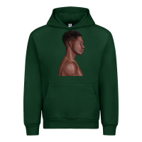 Foreset Green afro black man Urban Hoodie - texasbilliewilder